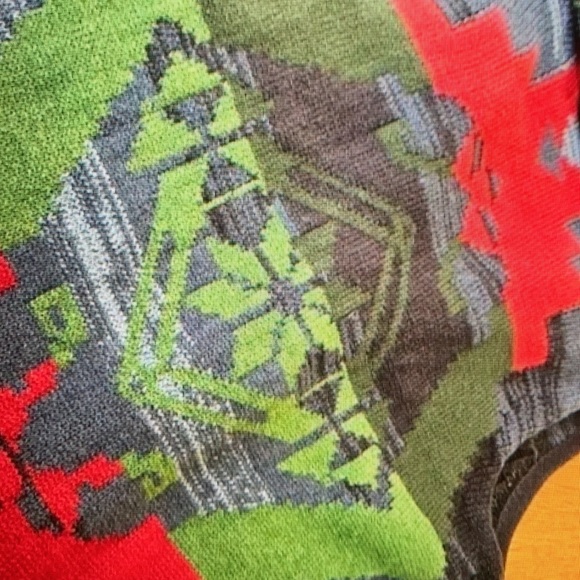 Chaps Denim Aztec Sweater Vest - Picture 4 of 5